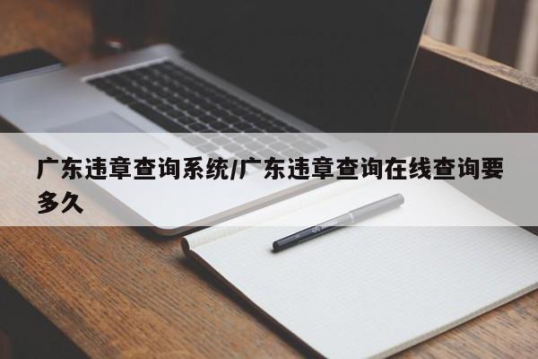 广东违章查询系统/广东违章查询在线查询要多久